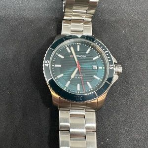 Wenger Seaforce Teal Color  Swiss Made